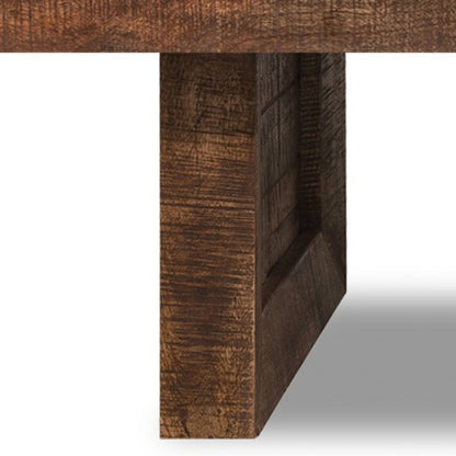 Solid Wood Sled Coffee Table image 5