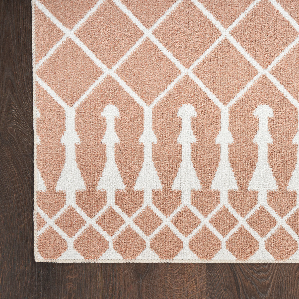 Nourison Astra Copper Pet Friendly Machine Washable Rug - Corner