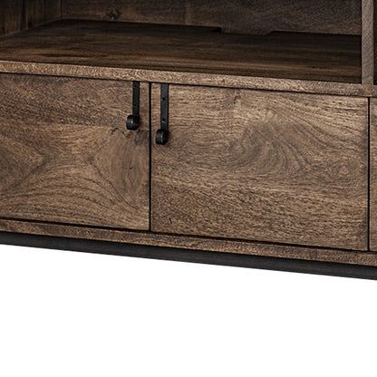 Olsi Solid Wood Media Console