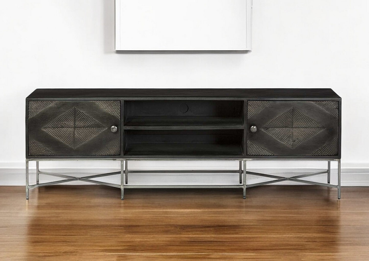 Redwyck Solid Wood Media Console