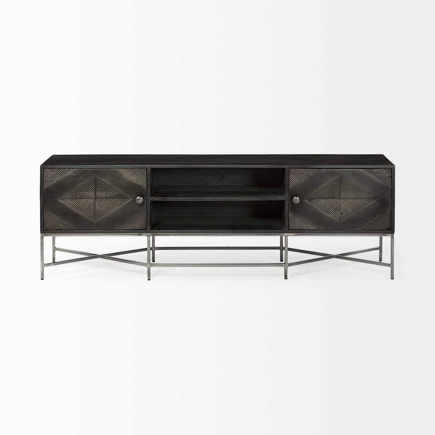 Redwyck Solid Wood Media Console