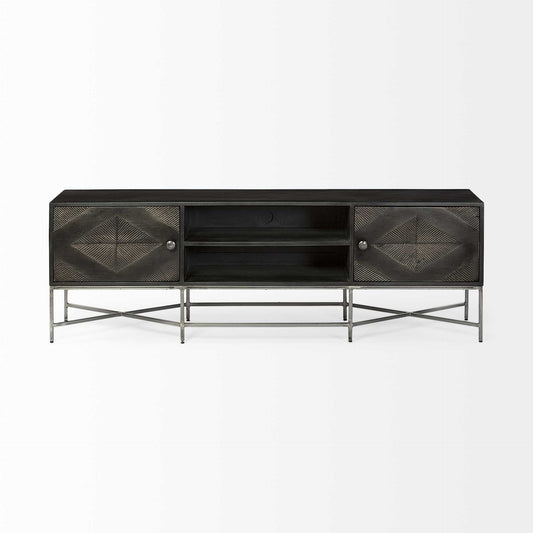 Redwyck Solid Wood Media Console