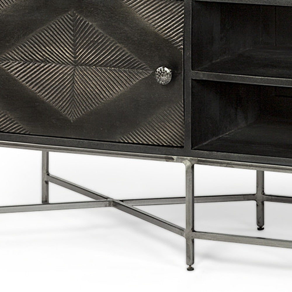 Redwyck Solid Wood Media Console