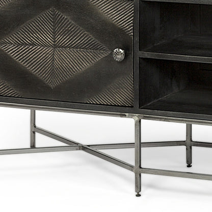 Redwyck Solid Wood Media Console