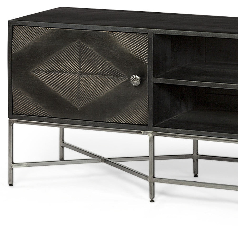 Redwyck Solid Wood Media Console