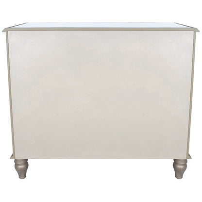 Walnut Marble Wood 3-Drawer Dresser