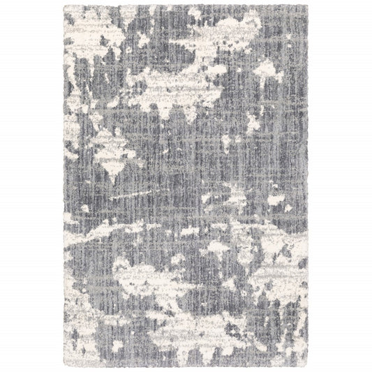 7 x 9 Grey & Ivory Grey Matter Rug