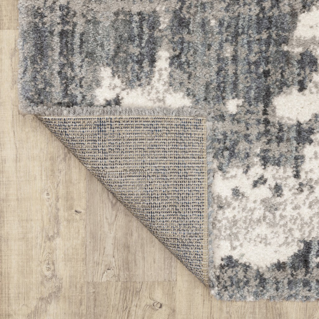 7 x 9 Grey & Ivory Grey Matter Rug