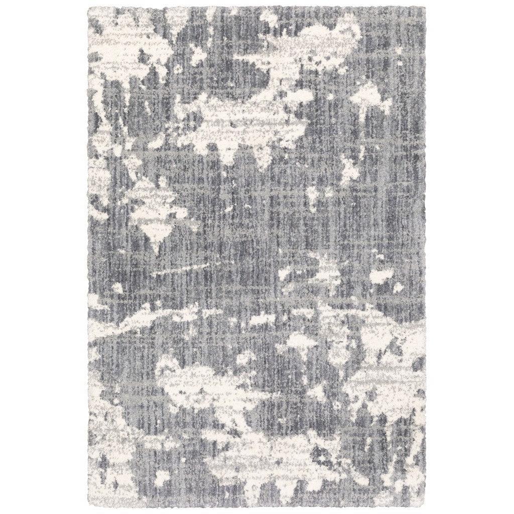 8 x 10 Grey & Ivory Grey Matter Rug