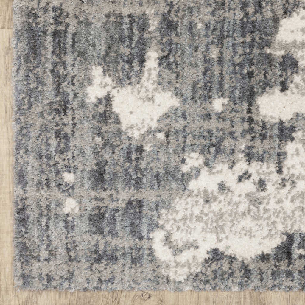 8 x 10 Grey & Ivory Grey Matter Rug