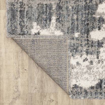 8 x 10 Grey & Ivory Grey Matter Rug