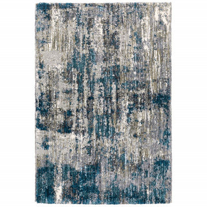 7 x 9 Grey & Blue Grey Skies Rug