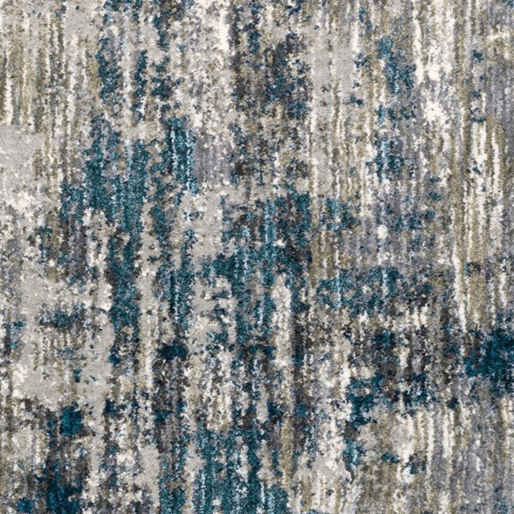 7 x 9 Grey & Blue Grey Skies Rug