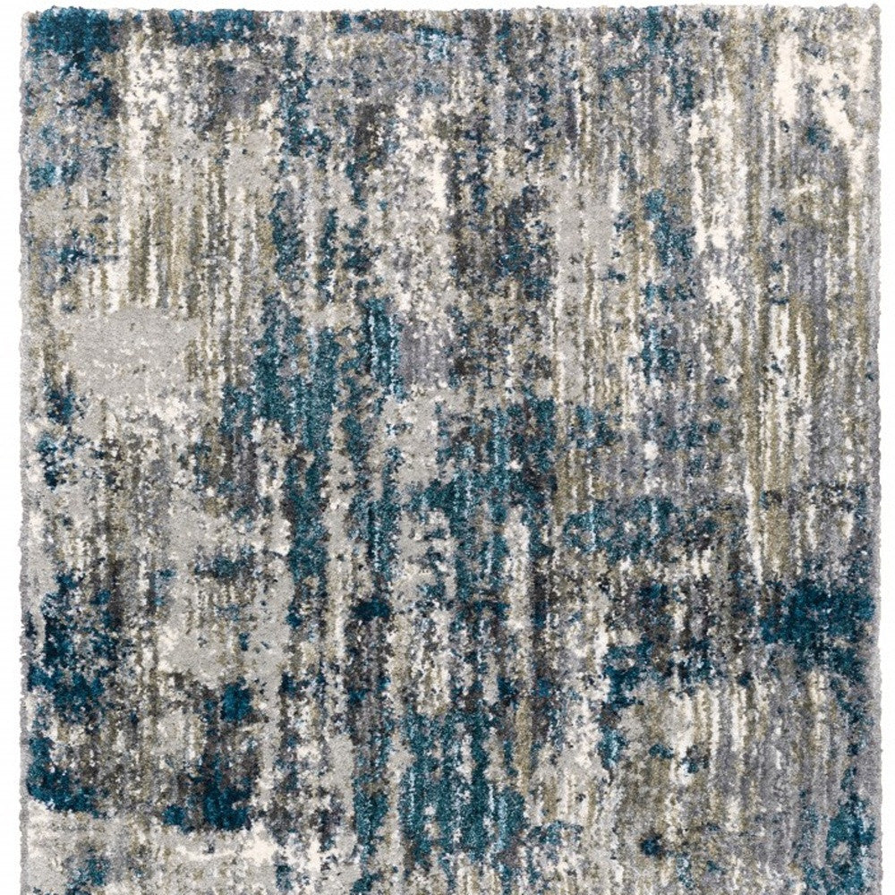 7 x 9 Grey & Blue Grey Skies Rug