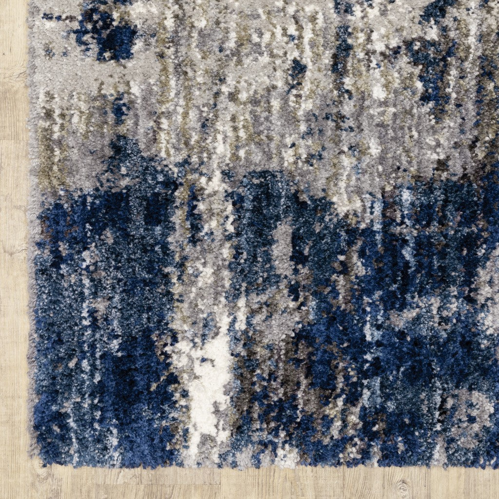 8 x 10 Grey & Blue Grey Skies Rug