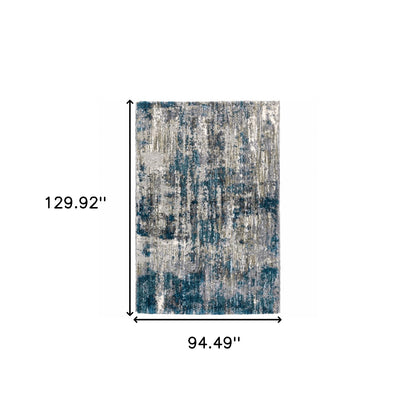 8 x 10 Grey & Blue Grey Skies Rug