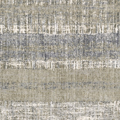 7 x 9 Grey & Ivory Lines Rug