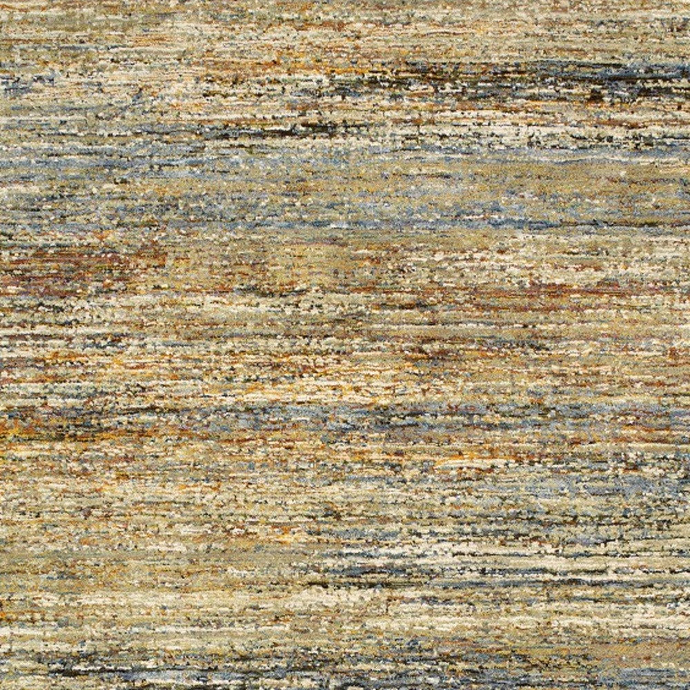 8 x 10 Gold & Green Rug