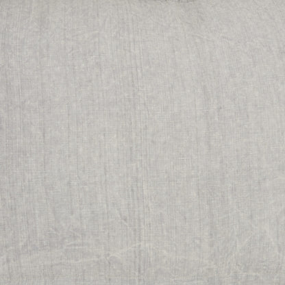 Gray Pillow w/ Ruffled Edges