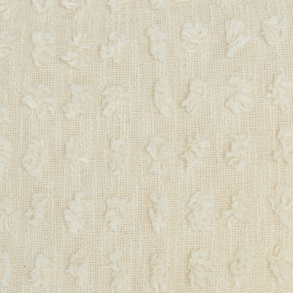 Tassel Detailed White Pillow