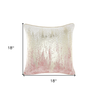 Pink Velvet Pillow