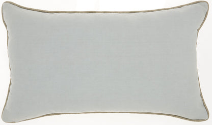Periwinkle Cotton Pillow