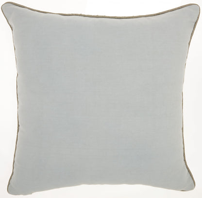 Periwinkle Cotton Pillow