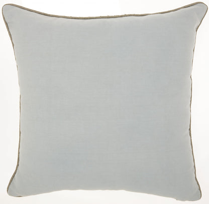 Periwinkle Cotton Pillow