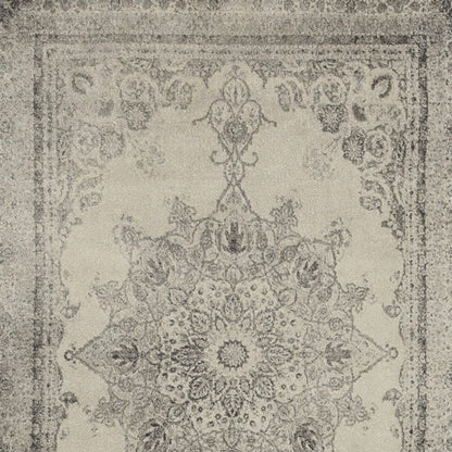 12 x 15 Gray & Ivory Rug