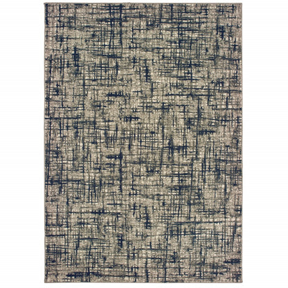 12 x 15 Blue & Gray Rug
