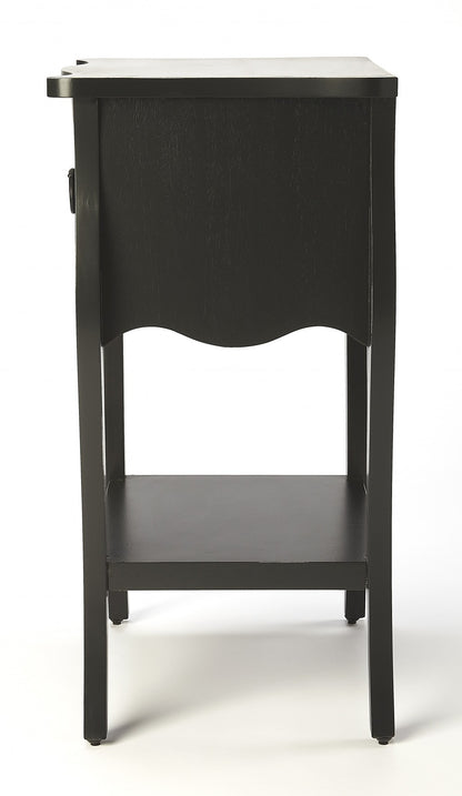 Artha Black Nightstand