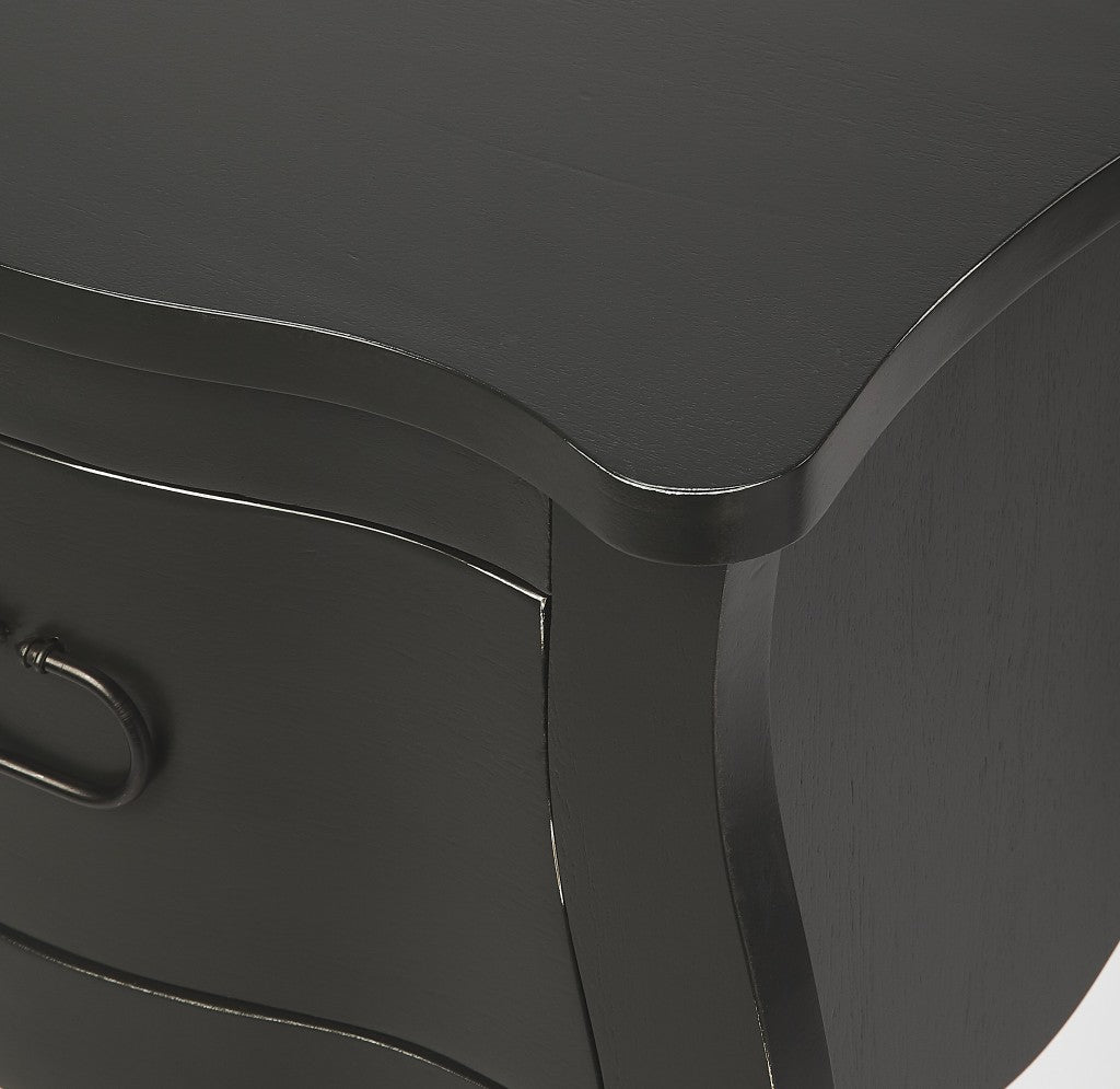Artha Black Nightstand