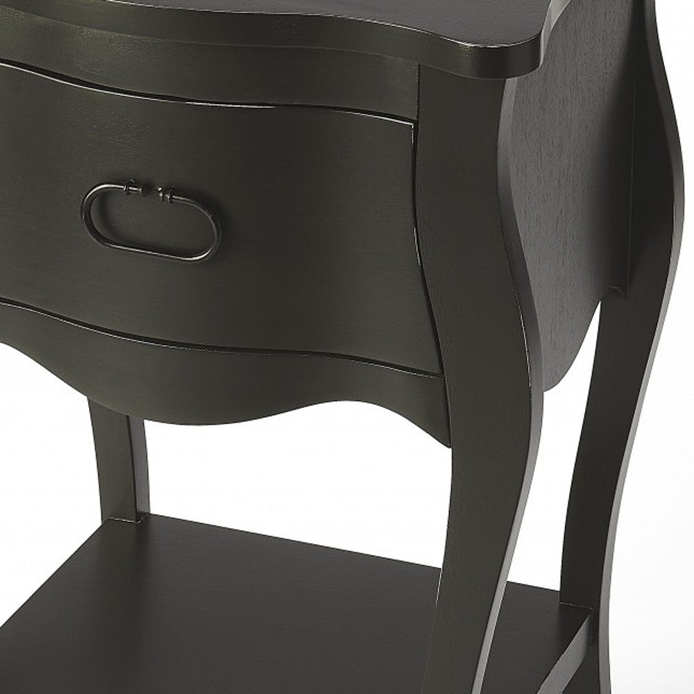Artha Black Nightstand