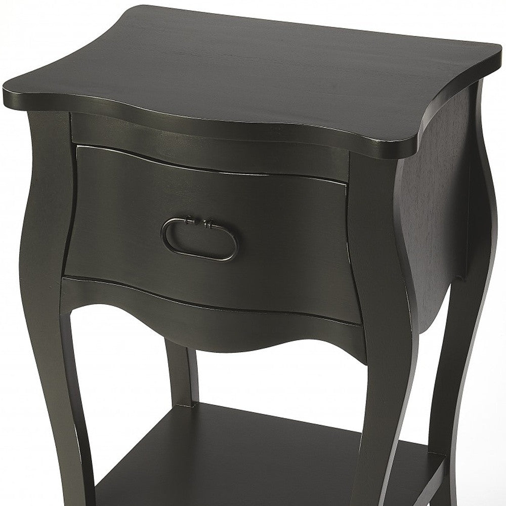 Artha Black Nightstand