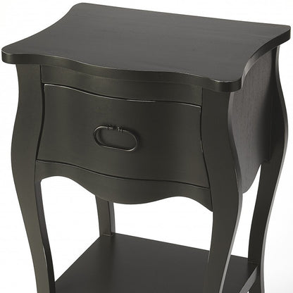 Artha Black Nightstand