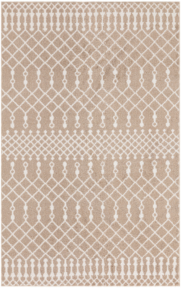 Nourison Astra Taupe Pet Friendly Machine Washable Rug - 3'3" x 5'