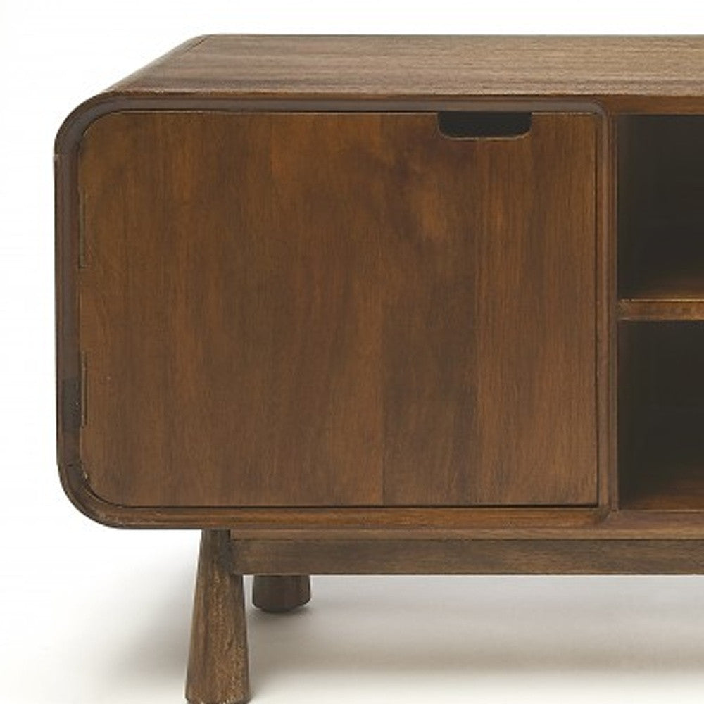Marni Brown Solid Wood Media Console