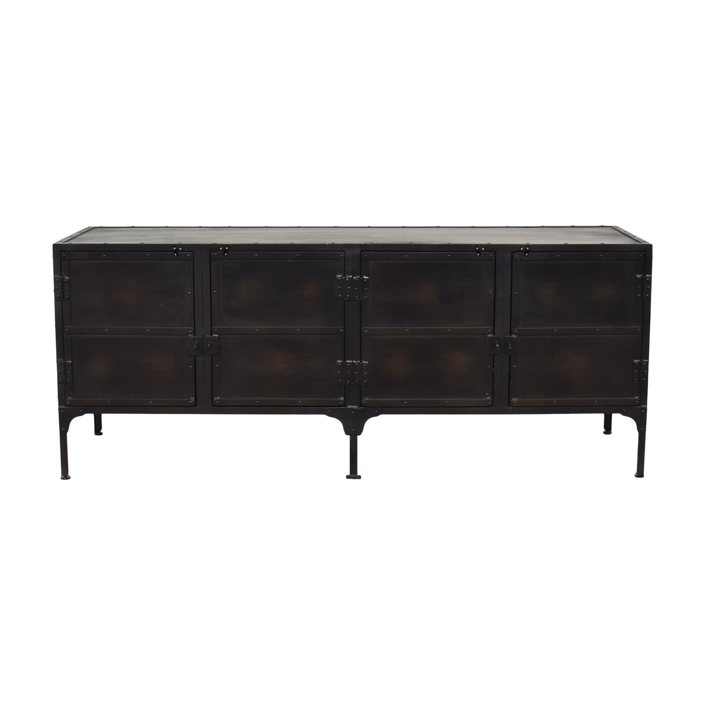 Black Iron Sideboard Console Cabinet