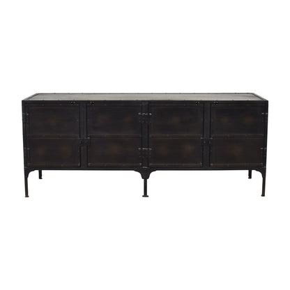 Black Iron Sideboard Console Cabinet