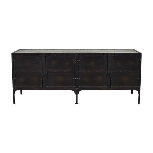 Black Iron Sideboard Console Cabinet