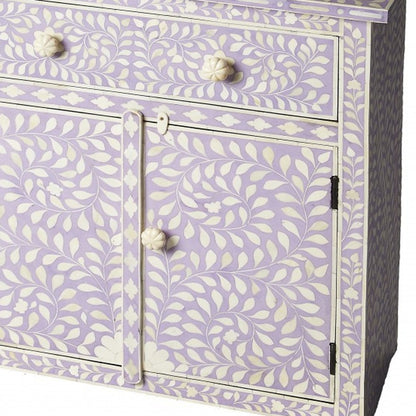 Grey Faux Marble Solid Wood 6-Drawer Double Dresser
