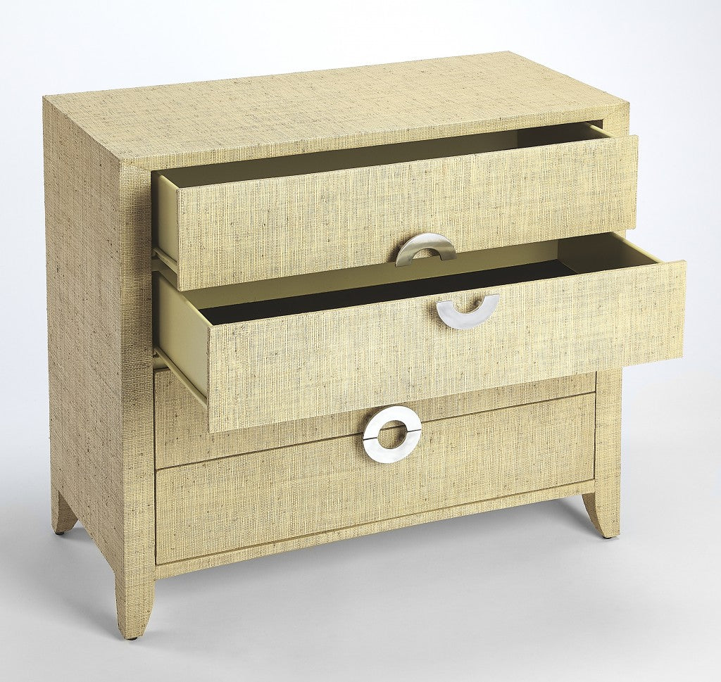 Champagne Wood 6-Drawer Double Dresser