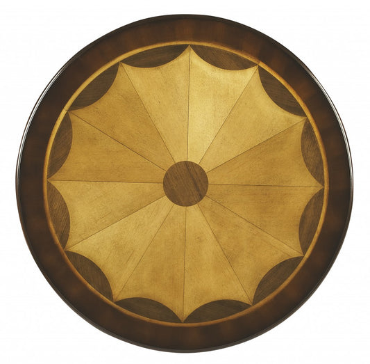 Brown Round Coffee Table