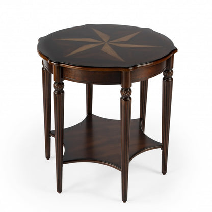 Brown Round Coffee Table