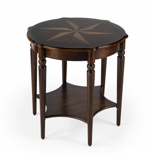 Brown Round Coffee Table