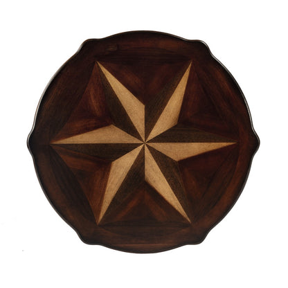 Brown Round Coffee Table