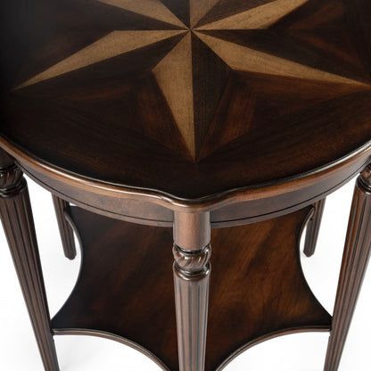 Brown Round Coffee Table