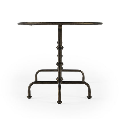 Silver Aluminum Oval Coffee Table image 5