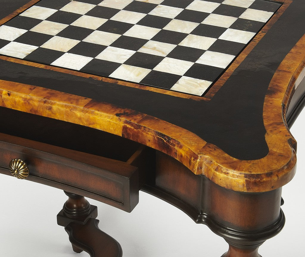 Brown Manufactured Wood Square Coffee Table