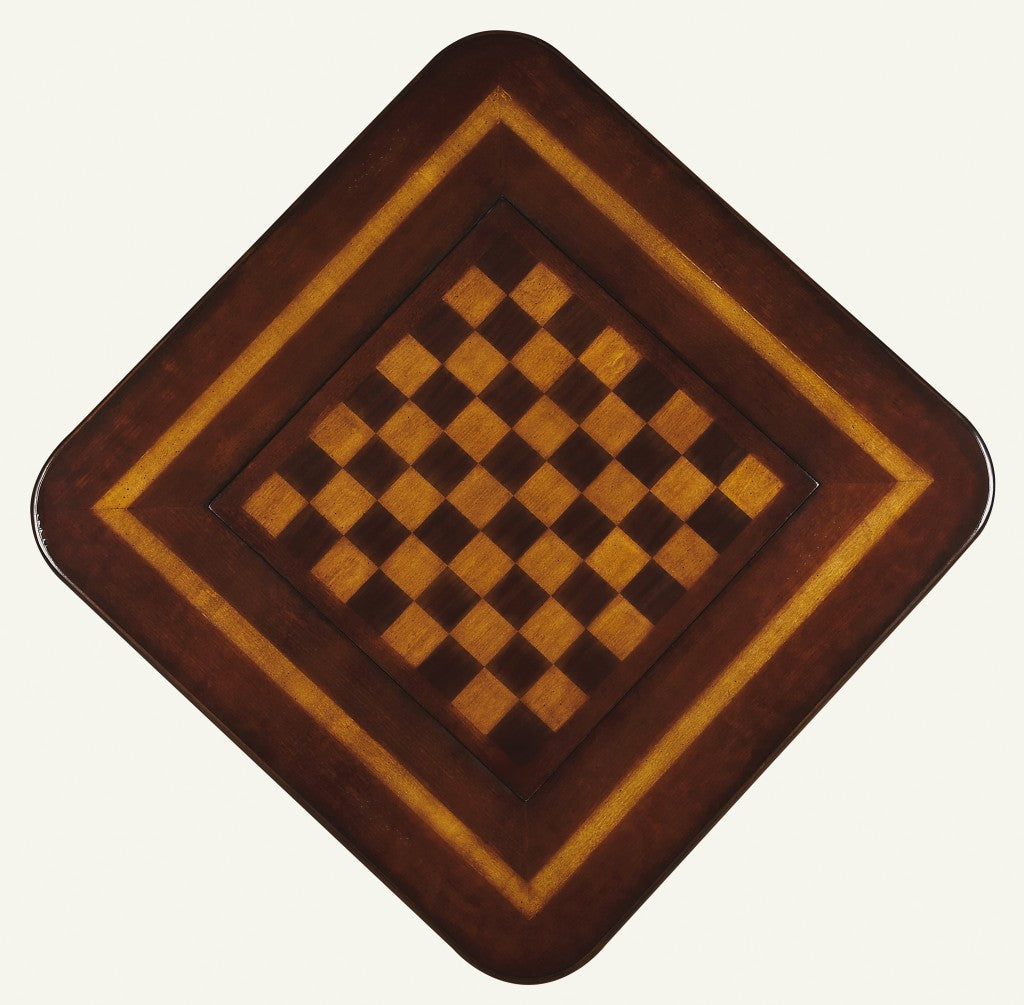 Dark Brown Manufactured Wood Square Coffee Table